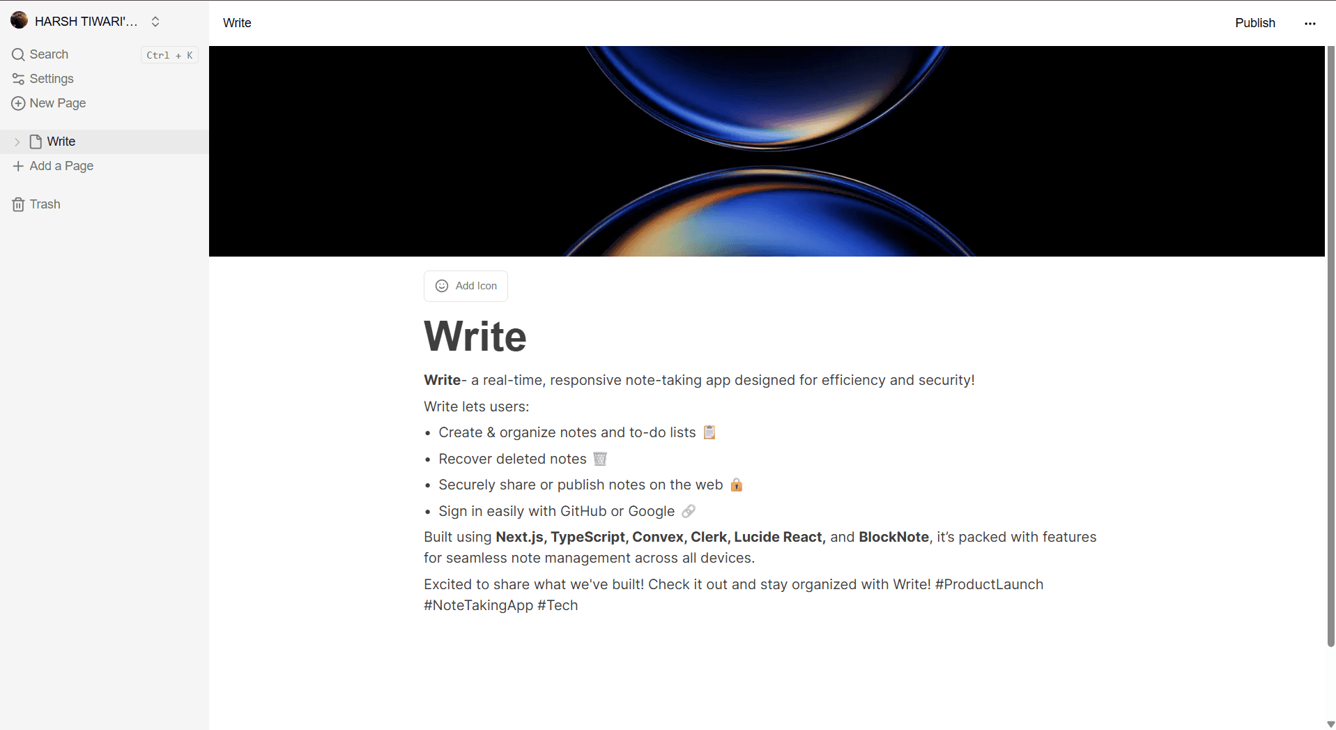 Write